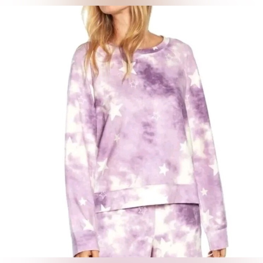 Wildfox Tie Dye Star Sweatshirt
